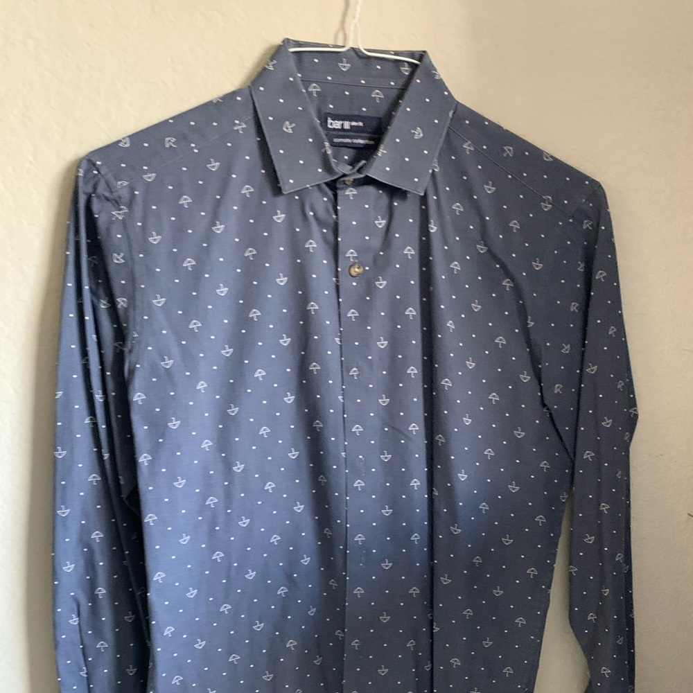 Gray Button up